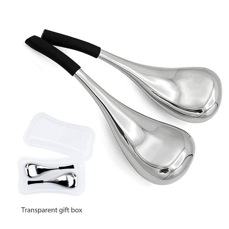 Ice Roller Face Cold - ลูกกลิ้งนวดหน้าสแตนเลส สำหรับดูแลผิวหน้า ลดบวม ลดรอยแดง พร้อมแท่งทำความเย็น