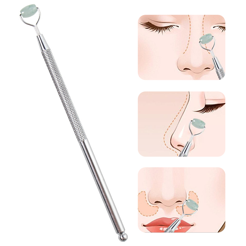 Eye ต่อต้านริ้วรอยหยกธรรมชาติ  - Jade Gua Sha Tool บทวิจารณ์และราคา