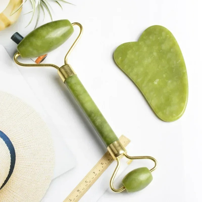 ลูกกลิ้งนวดหยกธรรมชาติ, แผ่นขู - Jade Gua Sha Tool บทวิจารณ์และราคา