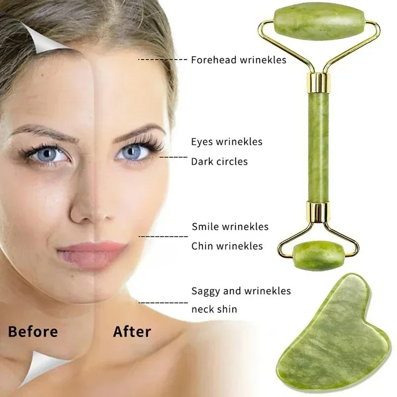 ลูกกลิ้งนวดหยกธรรมชาติ, แผ่นขู - Jade Gua Sha Tool บทวิจารณ์และราคา