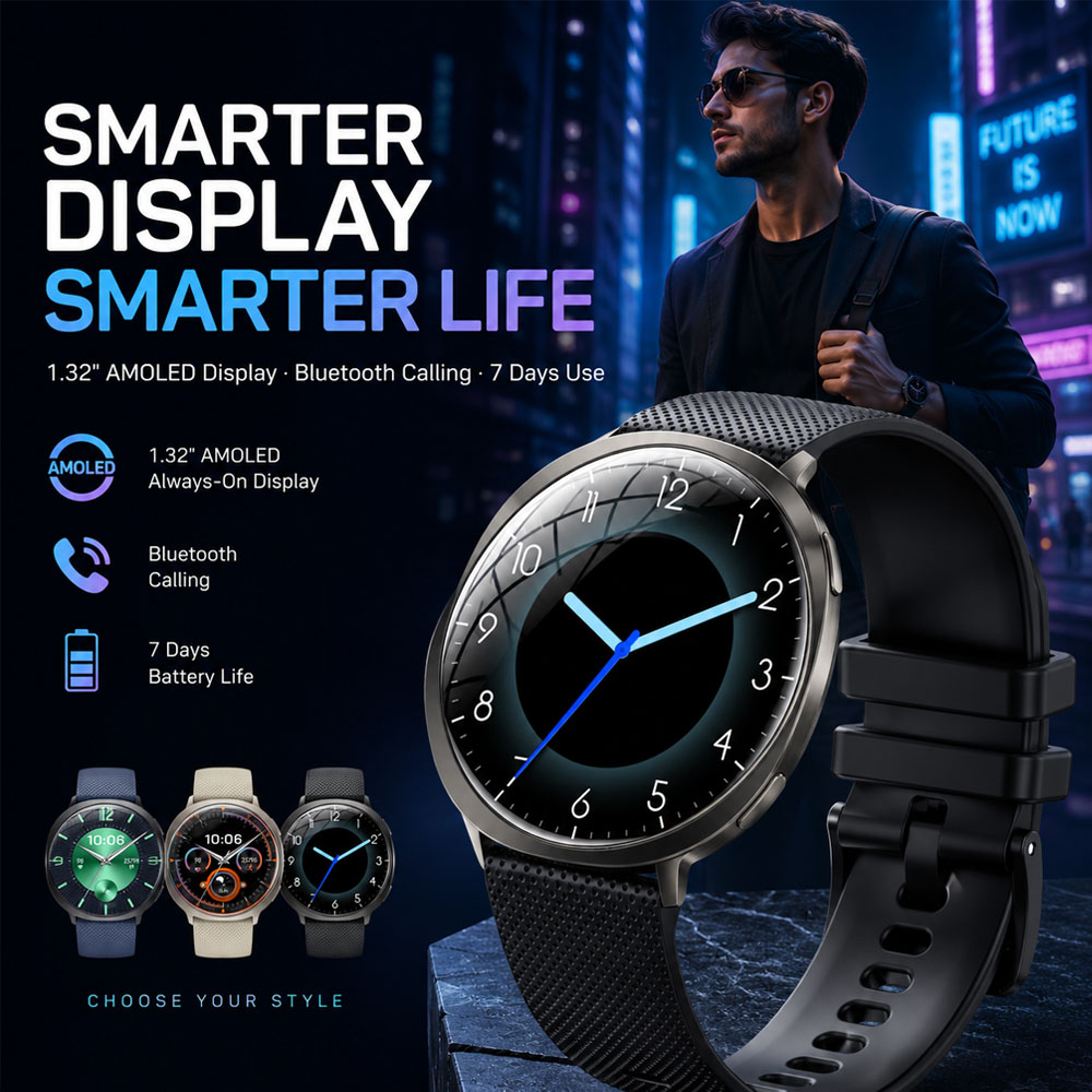 สมาร์ทวอทช์พรีเมียม AMOLED รุ่ - Health Wellness Trends 2026 บทวิจารณ์และราคา