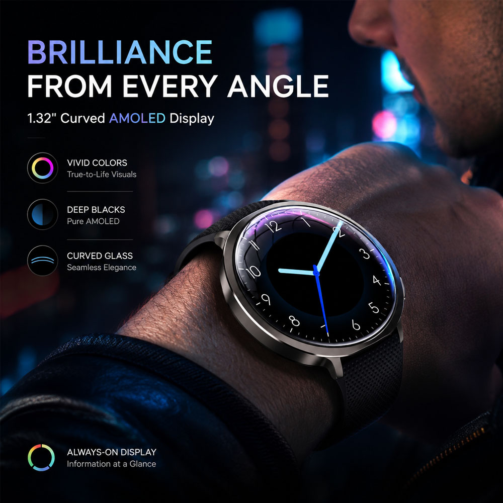 สมาร์ทวอทช์พรีเมียม AMOLED รุ่ - Health Wellness Trends 2026 บทวิจารณ์และราคา