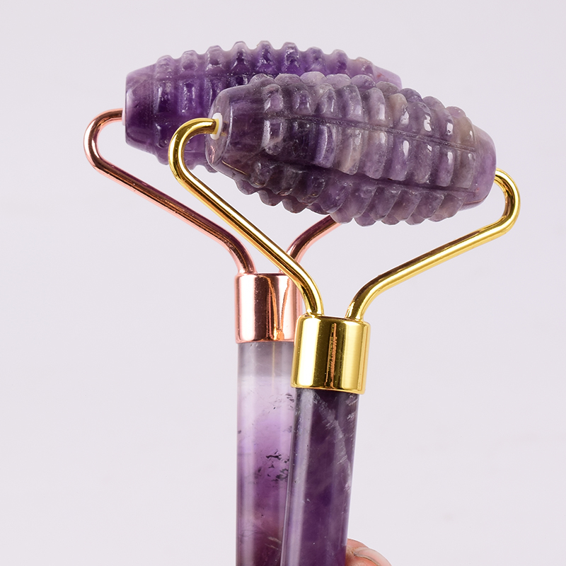 อเมทิสต์ฟันเลื่อย Face Roller  - Jade Gua Sha Tool บทวิจารณ์และราคา