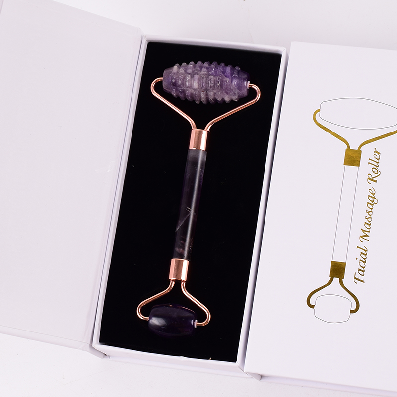 อเมทิสต์ฟันเลื่อย Face Roller  - Jade Gua Sha Tool บทวิจารณ์และราคา