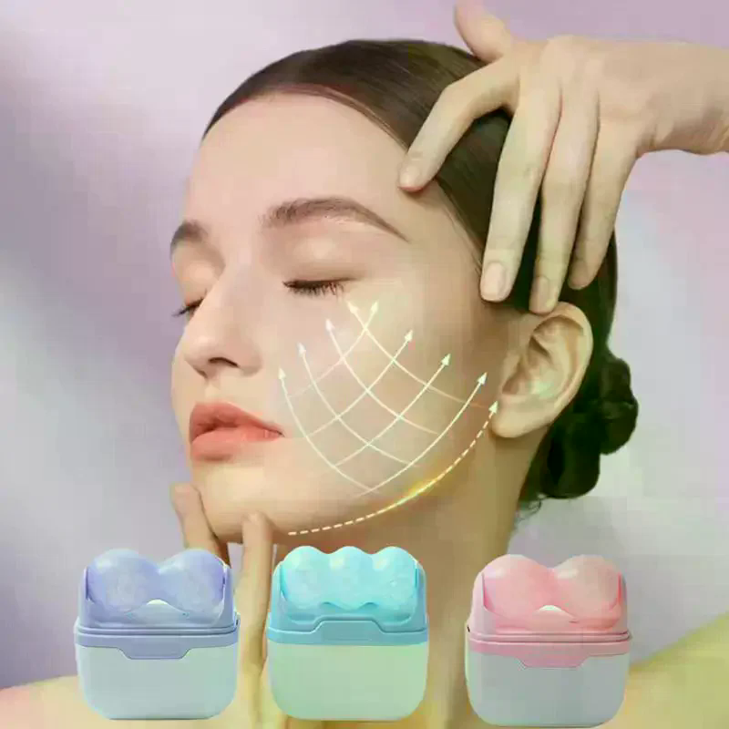 ลูกกลิ้งน้ำแข็งสองหัวสำหรับใบห - Ice Roller Face Cold บทวิจารณ์และราคา