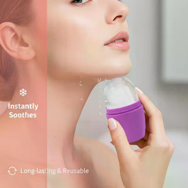 ลูกกลิ้งน้ำแข็งซิลิโคนสำหรับใบ - Ice Roller Face Cold บทวิจารณ์และราคา